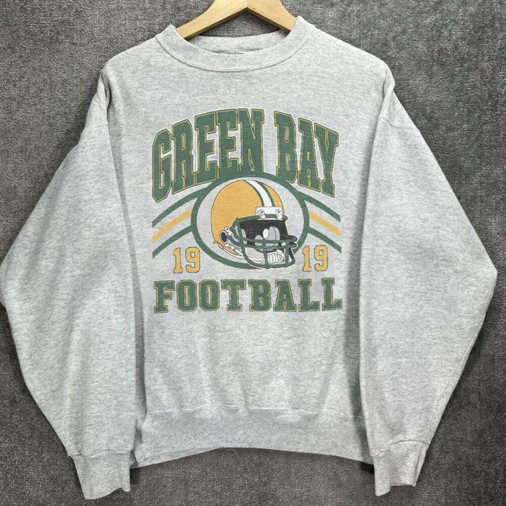 Retro 90s Green Bay Packers Football Sweatshirt